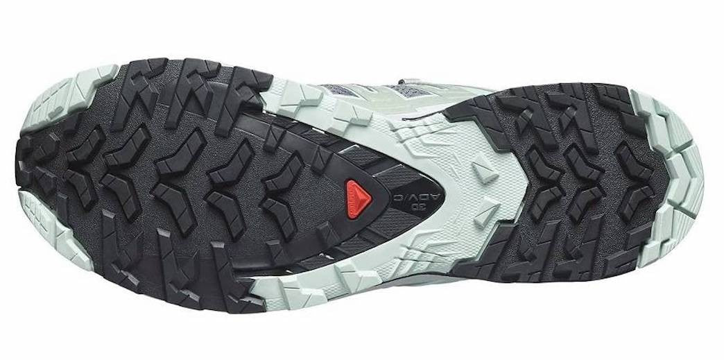 SALOMON XA PRO 3D V9 W polkujuoksukengät - vaaleansininen/vihreä/harmaa