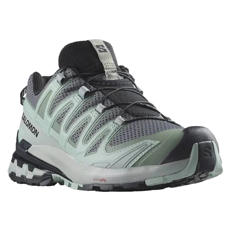 SALOMON XA PRO 3D V9 W polkujuoksukengät - vaaleansininen/vihreä/harmaa