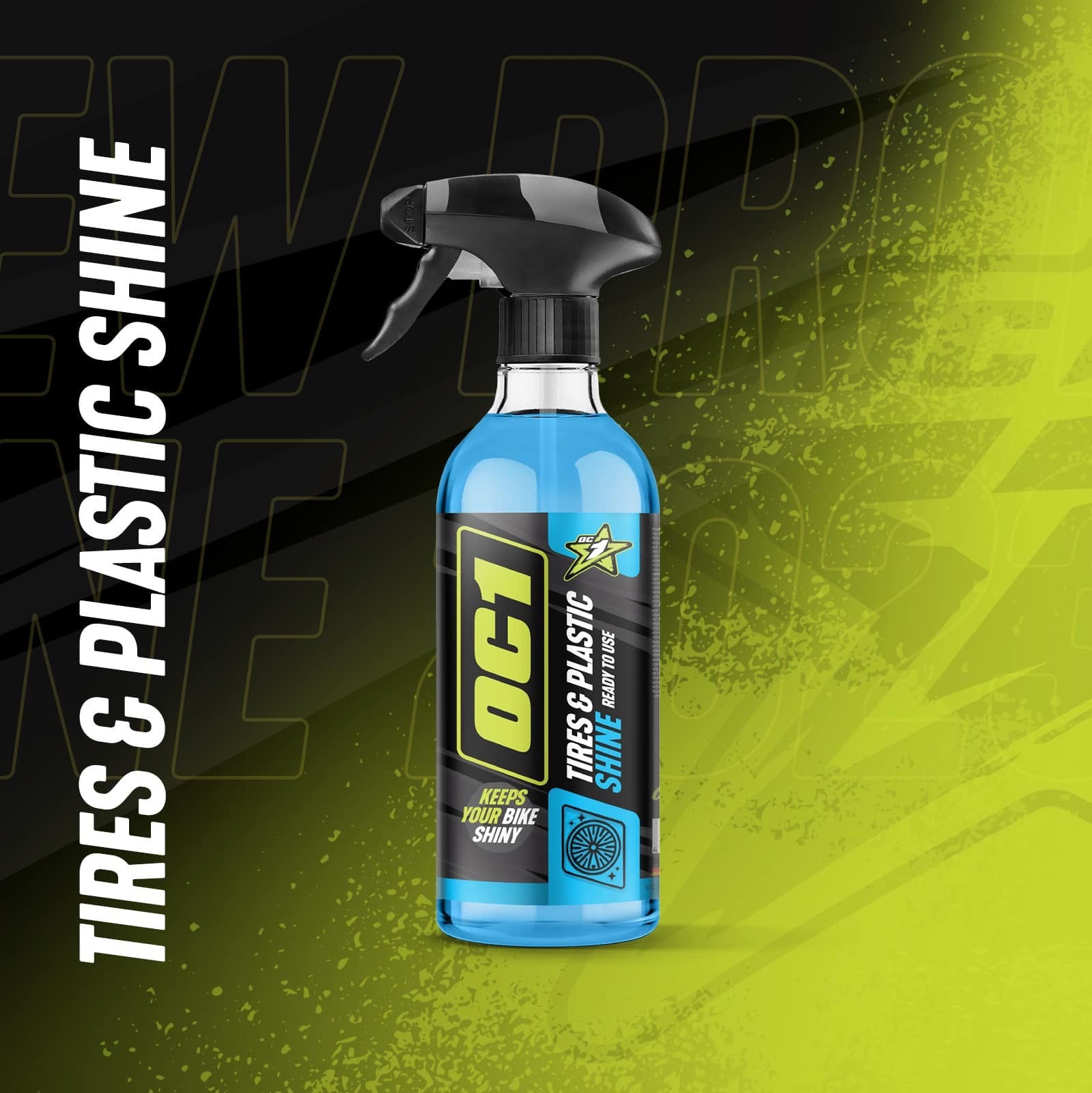 OC1 TIRES&PLASTIC SHINE cleaner 450ml - OC1 - Evelostore