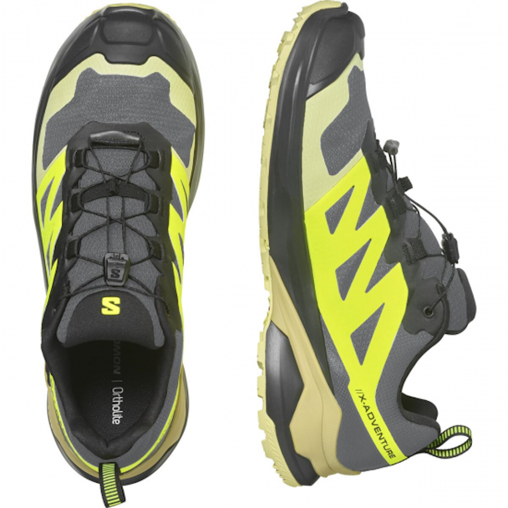 Scarpe da trail running SALOMON X ADVENTURE GTX - grigio/giallo/nero