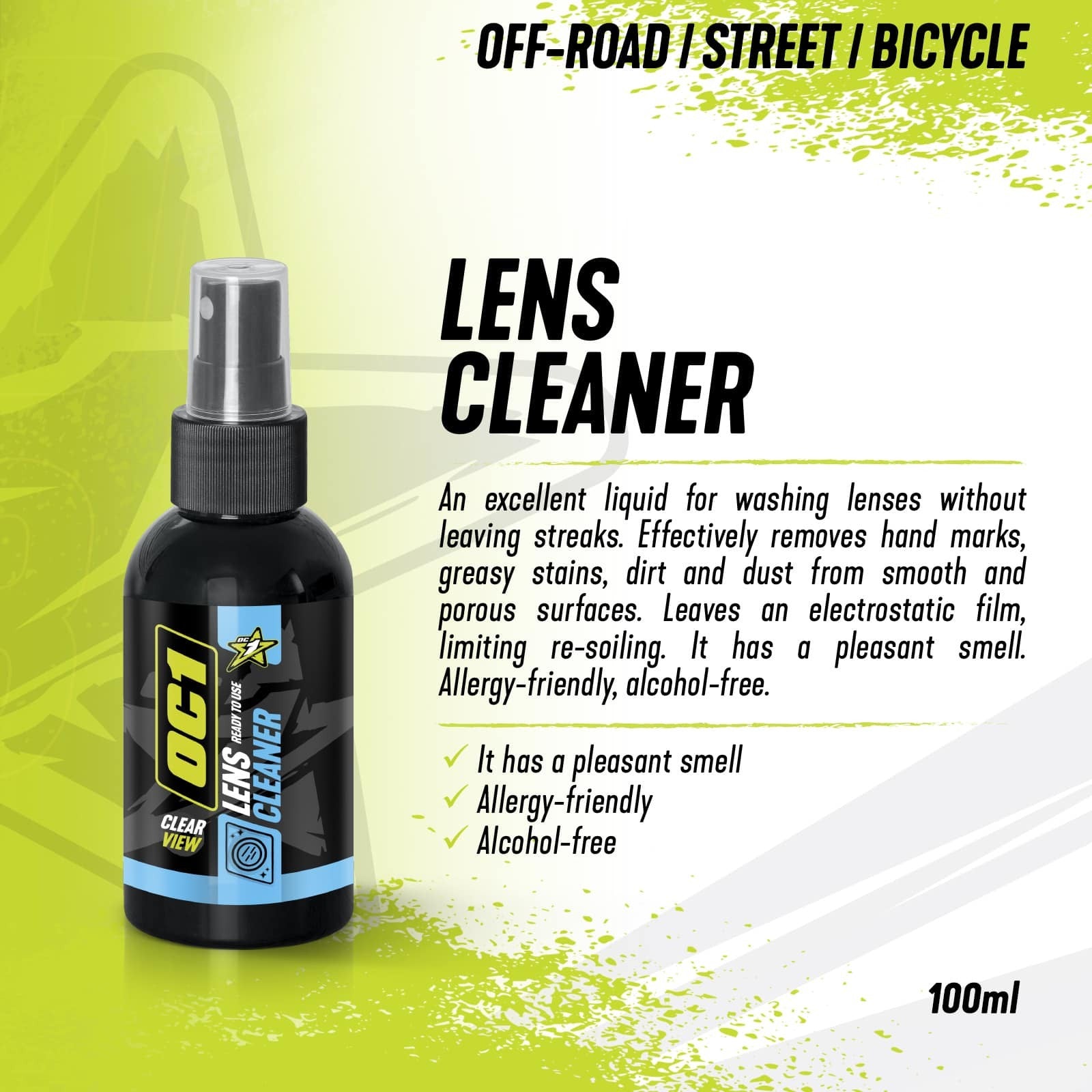 OC1 lens cleaner 100ml - OC1 - Evelostore