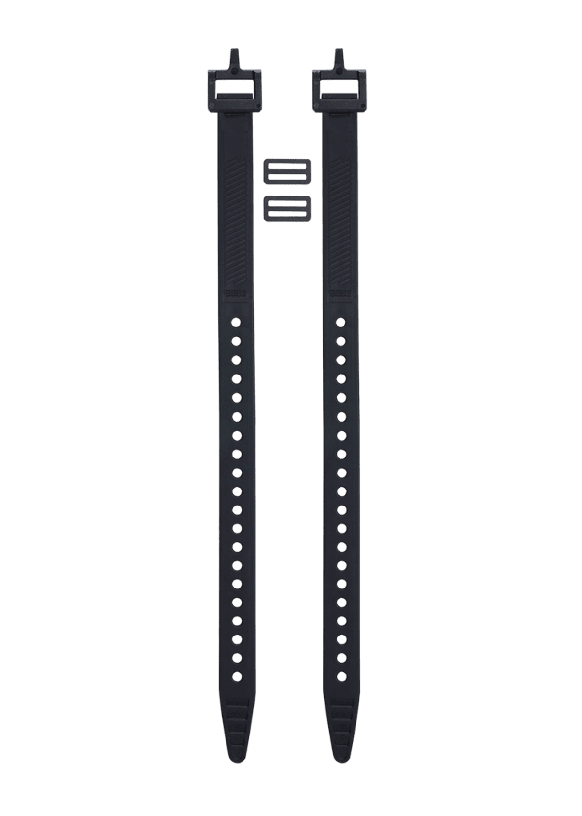 BBB BSB - 161M CARGOSTRAPS M (2 pcs) carrier bag straps - black - BBB - Evelostore