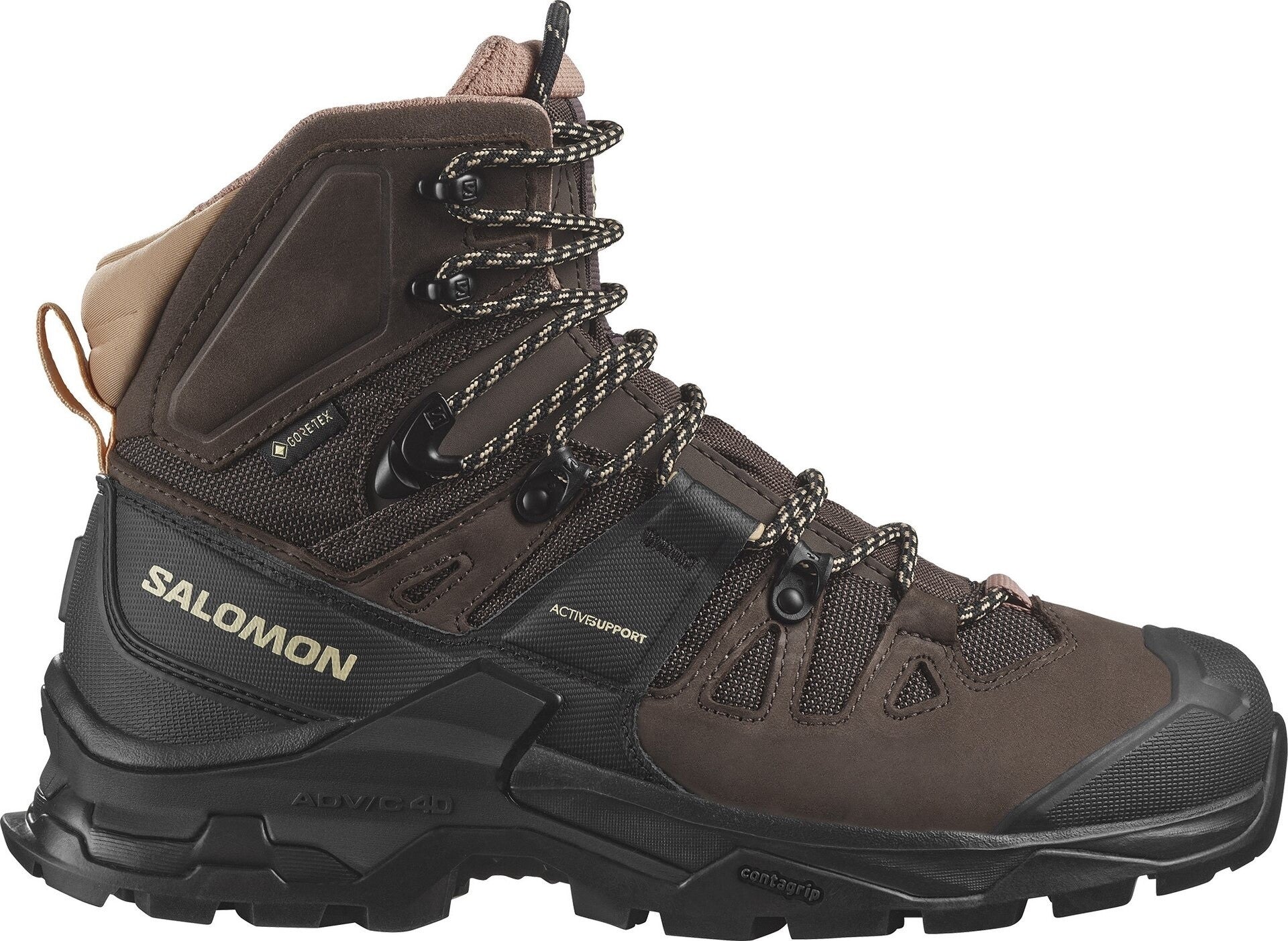 SALOMON QUEST 4 GORE - TEX W hiking boots - black/brown - SALOMON - Evelostore