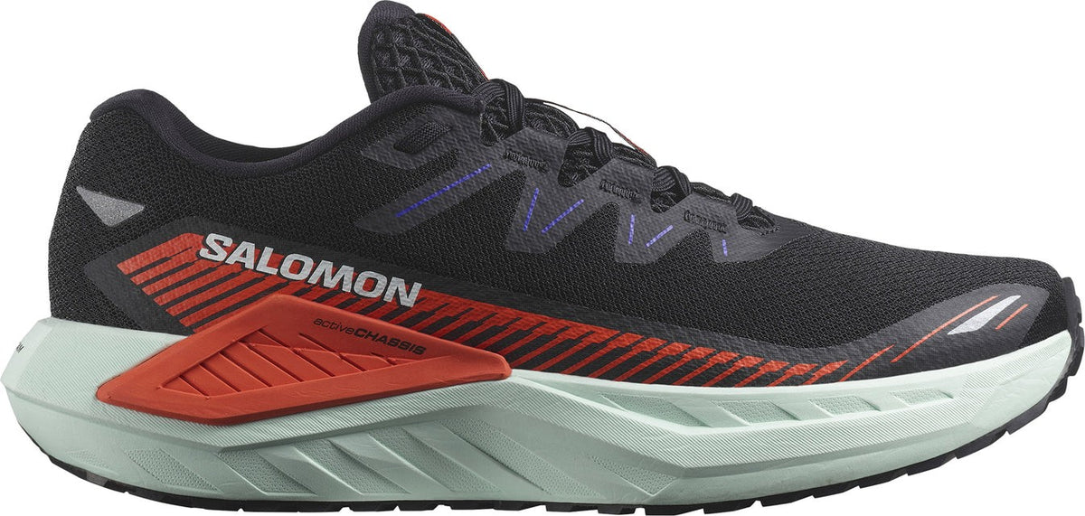 SALOMON DRX DEFY GRVL trailsko til løb – sort/rød