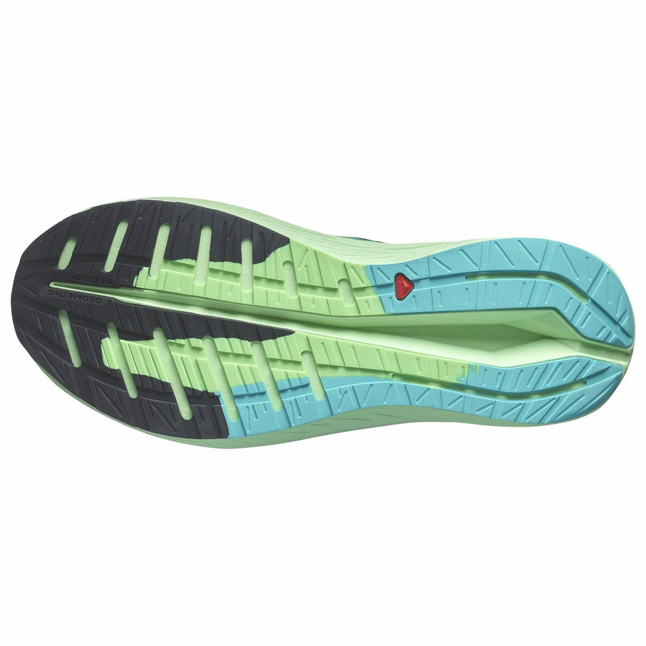SALOMON AERO VOLT 2 trail running shoes - green/blue/white