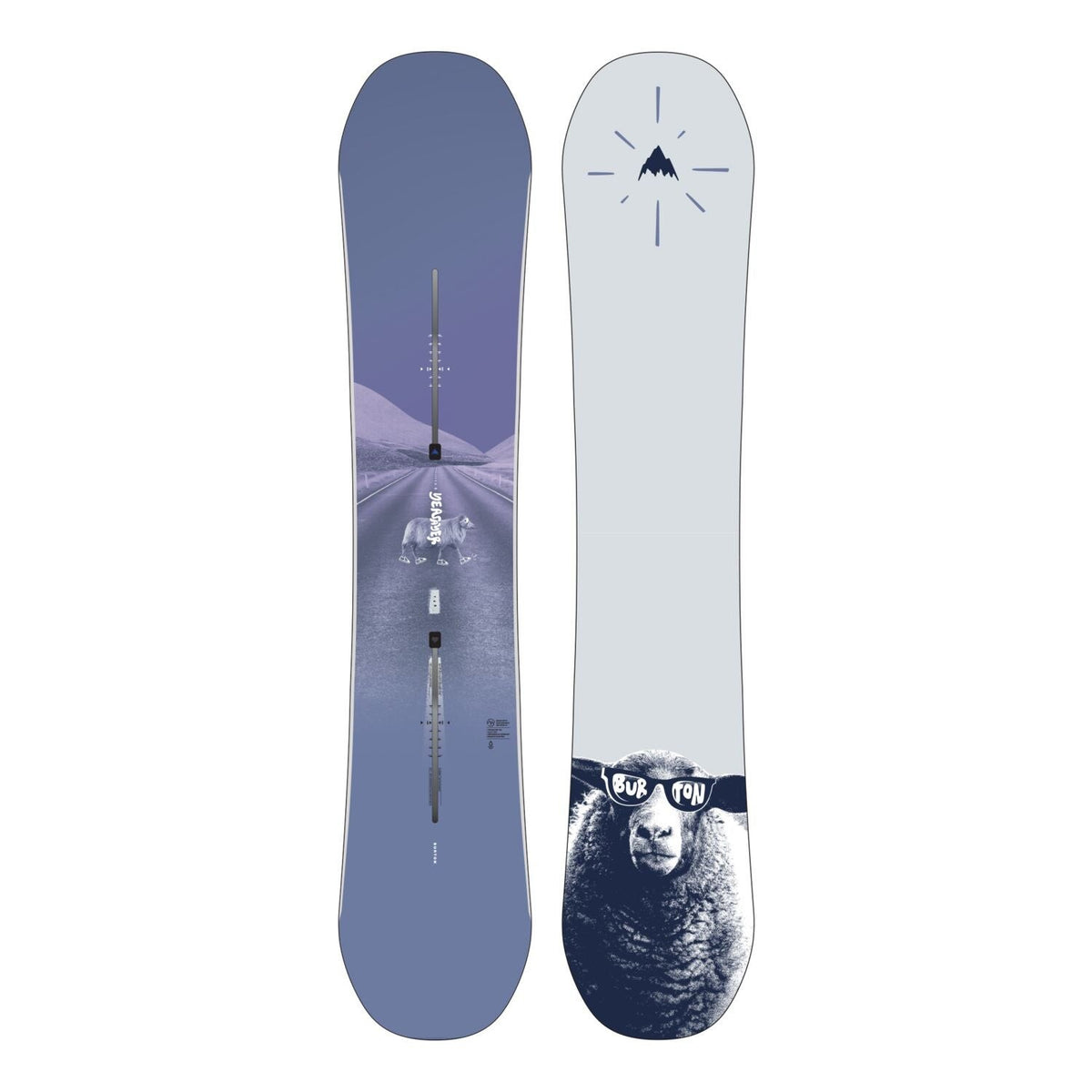 BURTON YEASAYER-snowboard til kvinder - hvid/violet