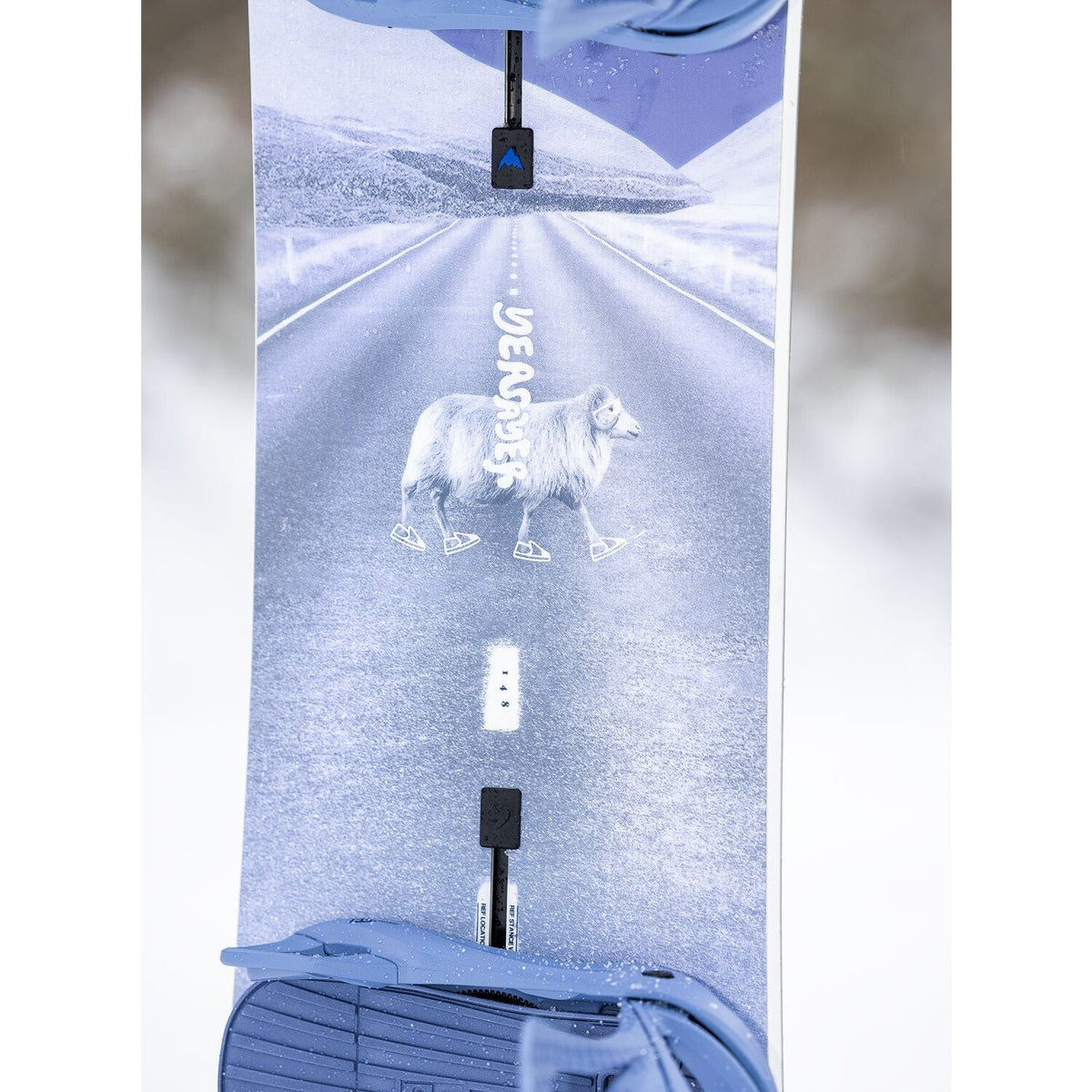 BURTON YEASAYER-snowboard til kvinder - hvid/violet