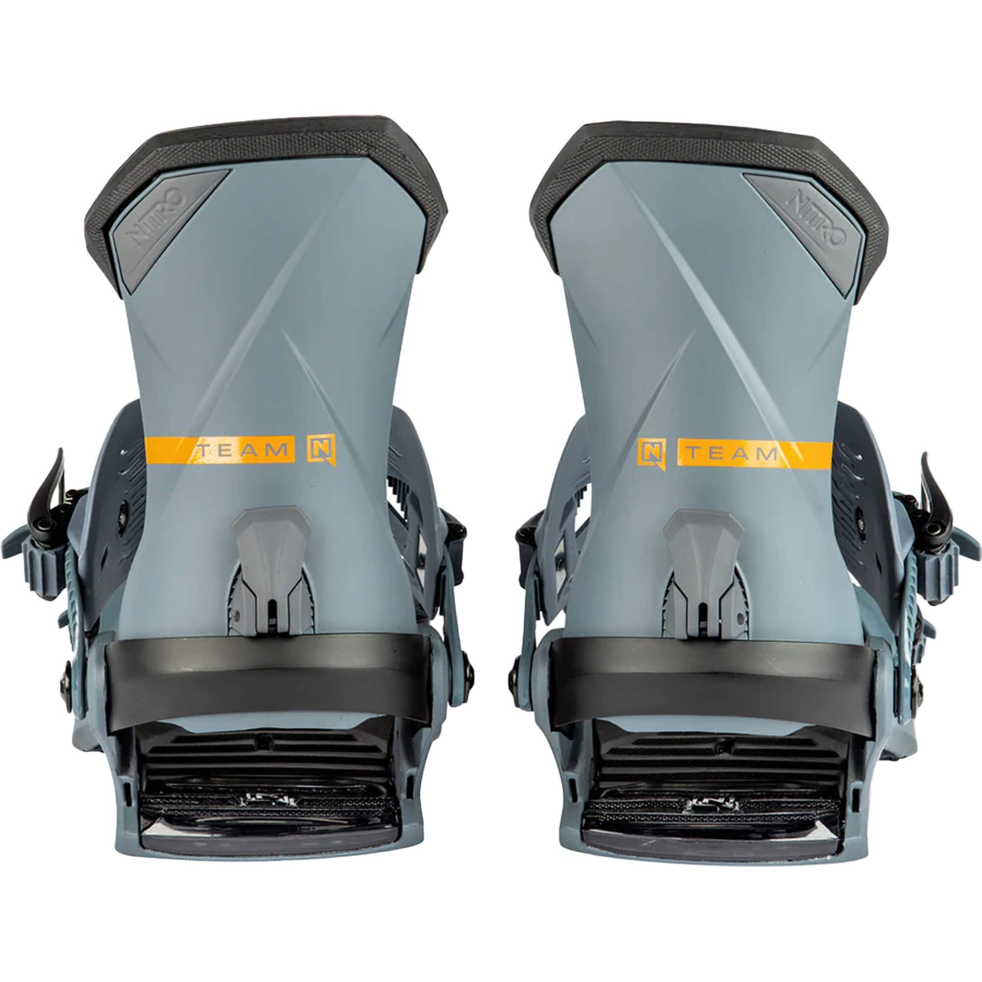 NITRO TEAM snowboard bindings - gun metal/orange - NITRO - Evelostore
