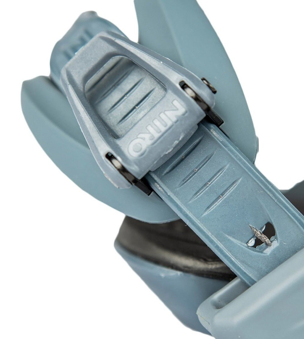 NITRO TEAM snowboard bindings - gun metal/orange - NITRO - Evelostore