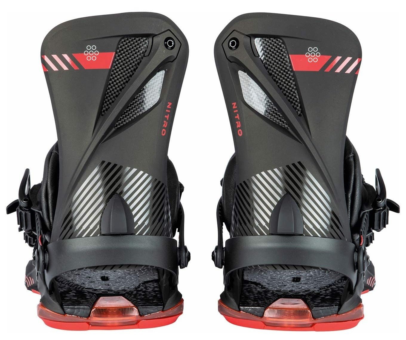 NITRO PHANTOM+ snowboard bindings - ultra black - NITRO - Evelostore