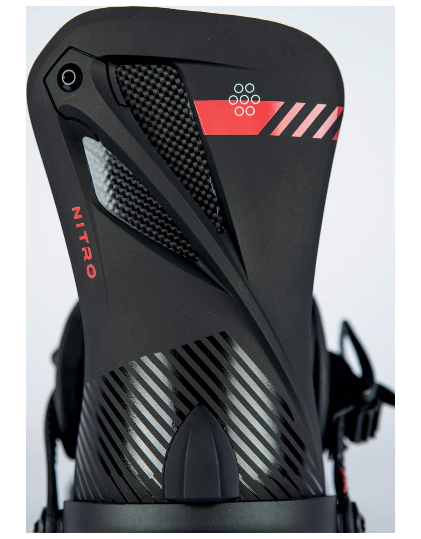 NITRO PHANTOM+ snowboard bindings - ultra black - NITRO - Evelostore
