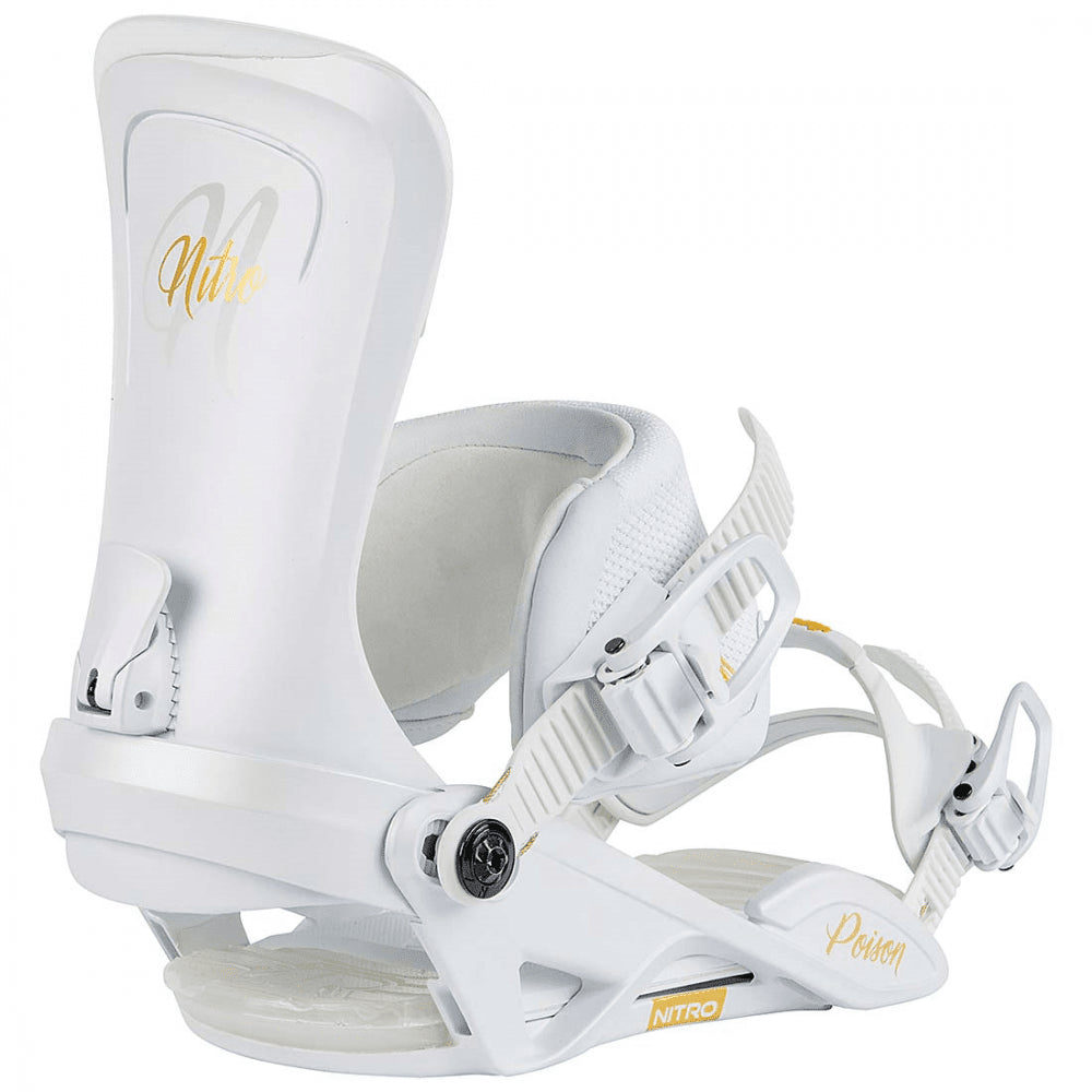NITRO W POISON snowboard bindings - champagne white - NITRO - Evelostore