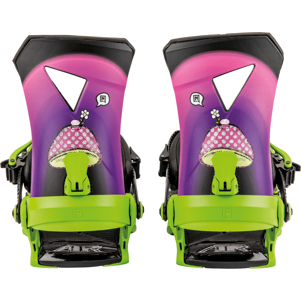 NITRO ZERO HAPPY PLACE snowboard bindings - green/violet - NITRO - Evelostore
