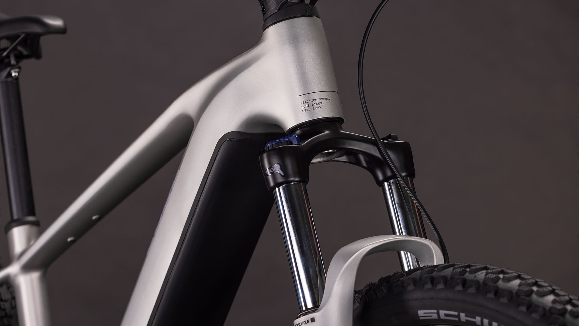 VTT électrique CUBE REACTION HYBRID RACE 800 29 lizard´n´black