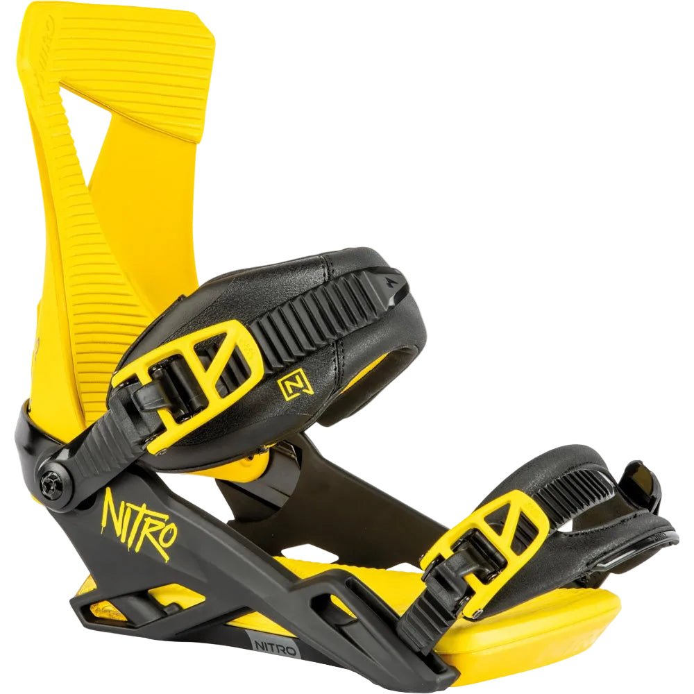 NITRO ZERO snowboard bindings - yellow/black - NITRO - Evelostore