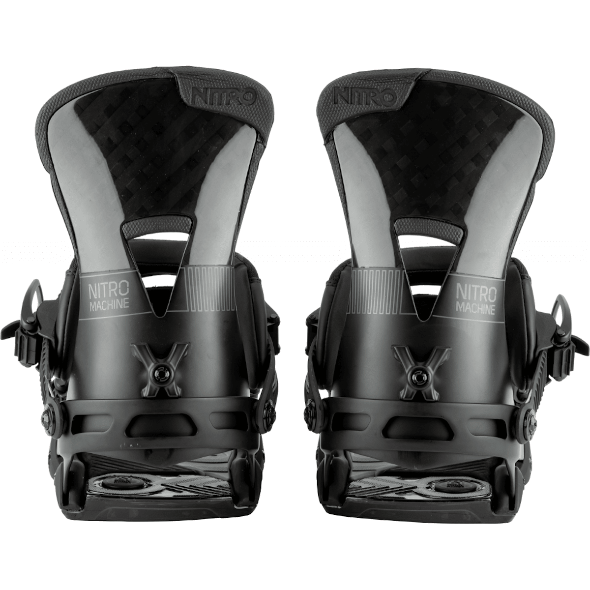 Snowboard bindings NITRO MACHINE CARBON GREY – Evelostore
