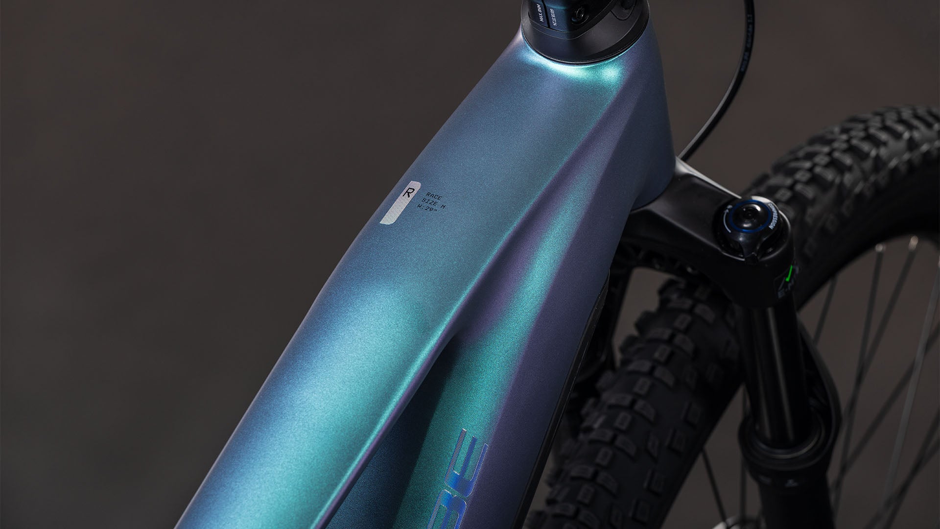 VTT électrique CUBE REACTION HYBRID RACE 800 29 lizard´n´black