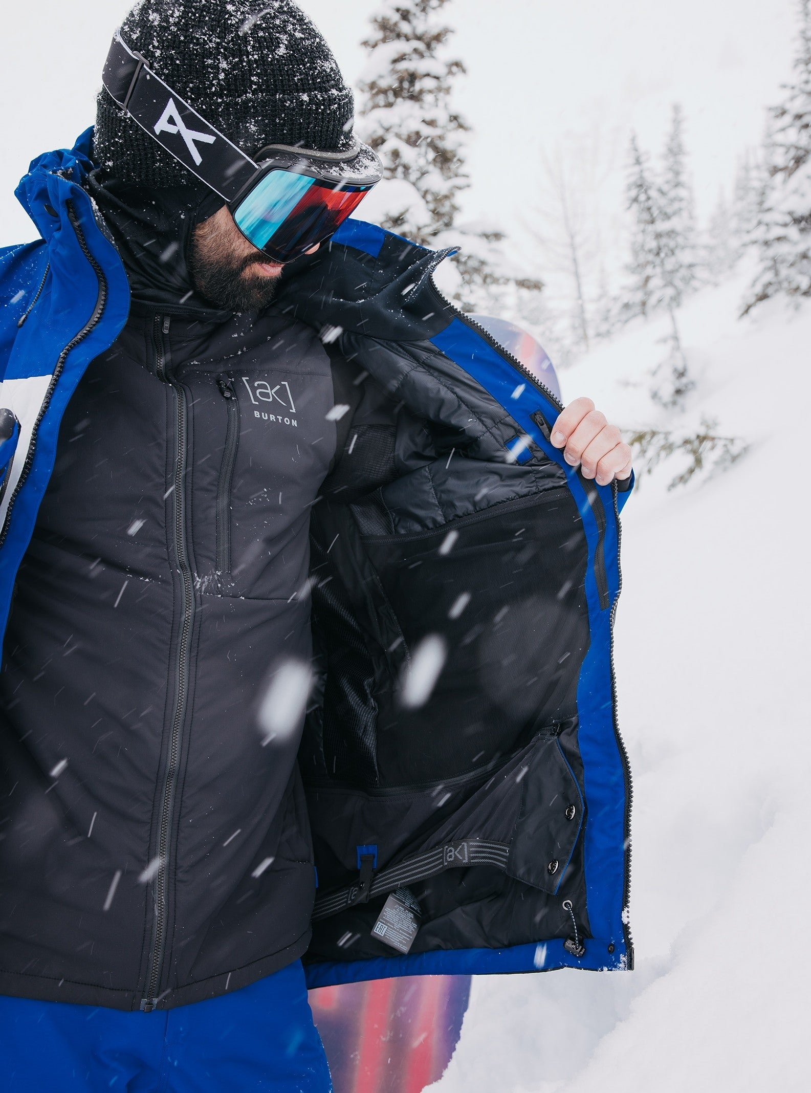 BURTON AK SWASH GORE‑TEX 2L winter snow jacket - jake blue - BURTON - Evelostore
