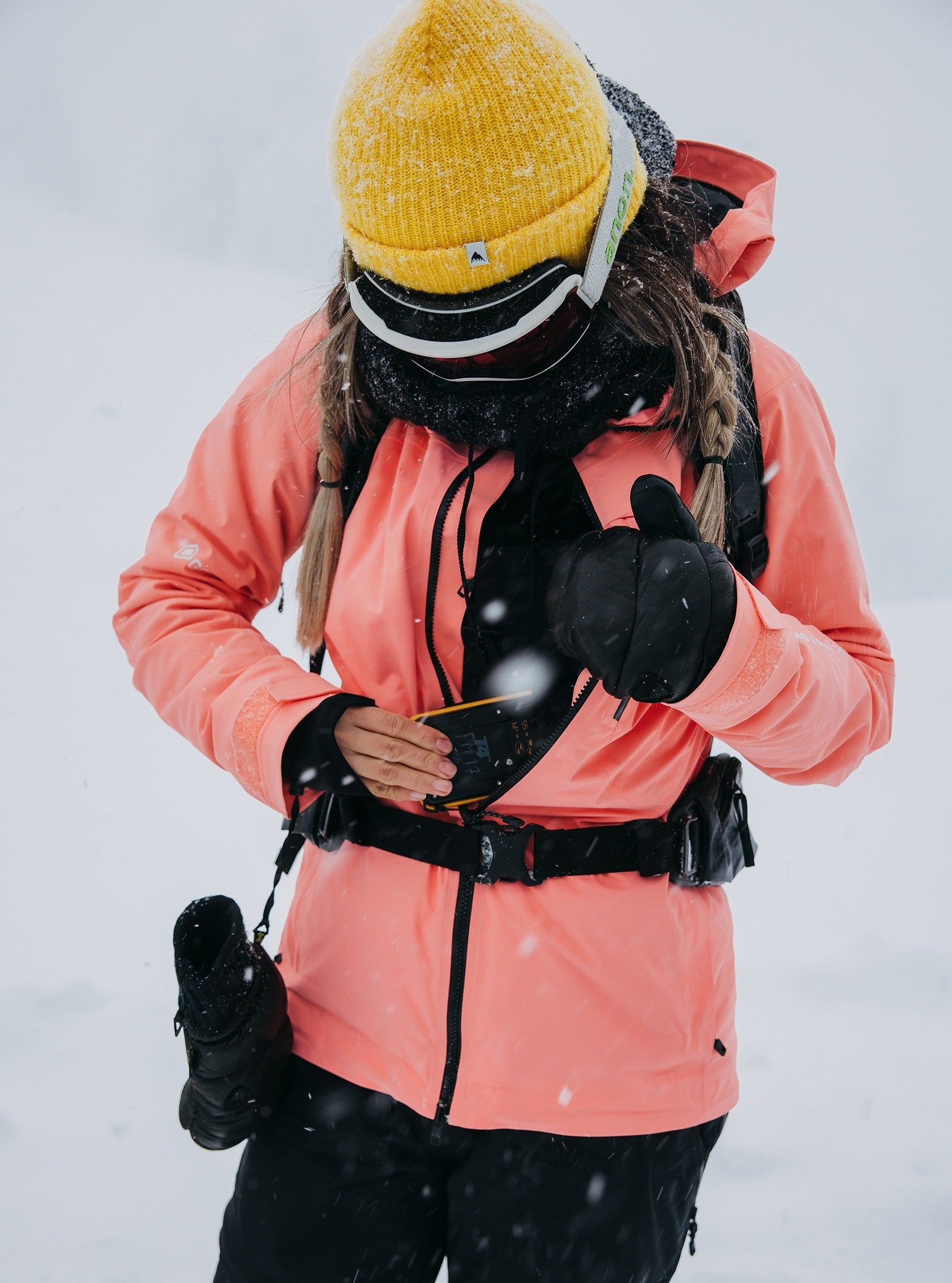 BURTON AK EMBARK GORE‑TEX 2L women's winter snow jacket - reef pink - BURTON - Evelostore