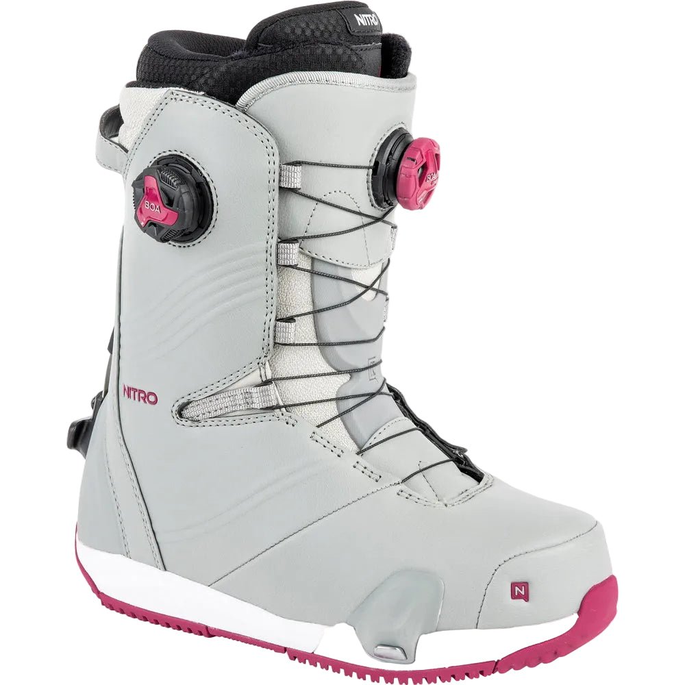 NITRO DYNASTY BOA STEP ON snowboard boots - grey - NITRO - Evelostore