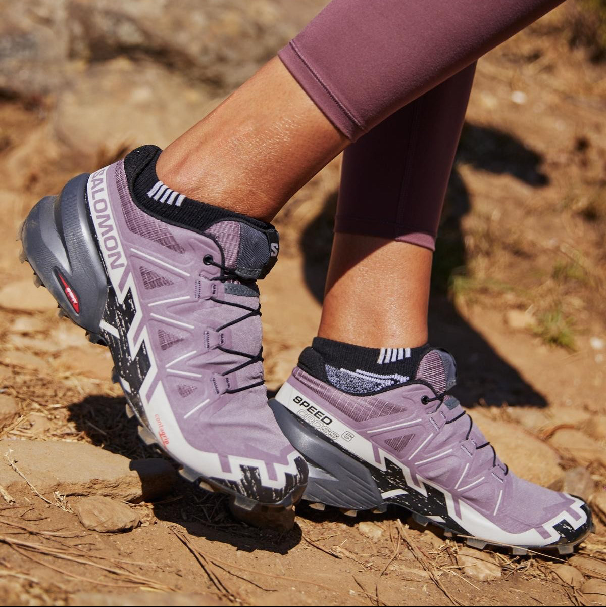 SALOMON SPEEDCROSS 6 W trail running shoes - purple