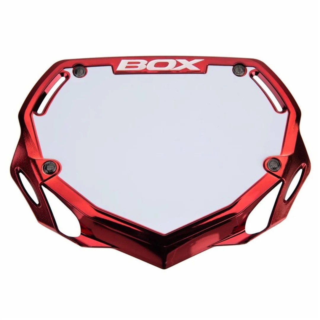 BOX MINI Nummernschild - rot