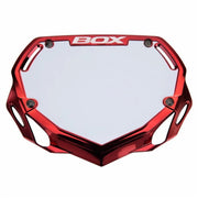 BOX MINI number plate - red