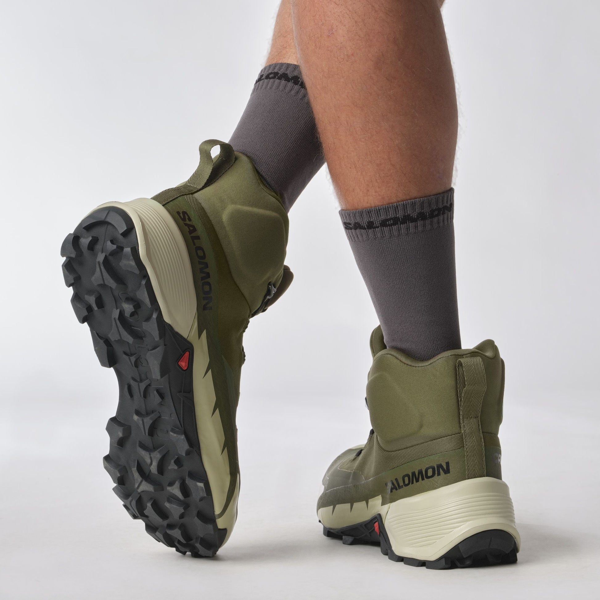 SALOMON CROSS HIKE MID GTX 2 hiking footwear - camo green - SALOMON - Evelostore