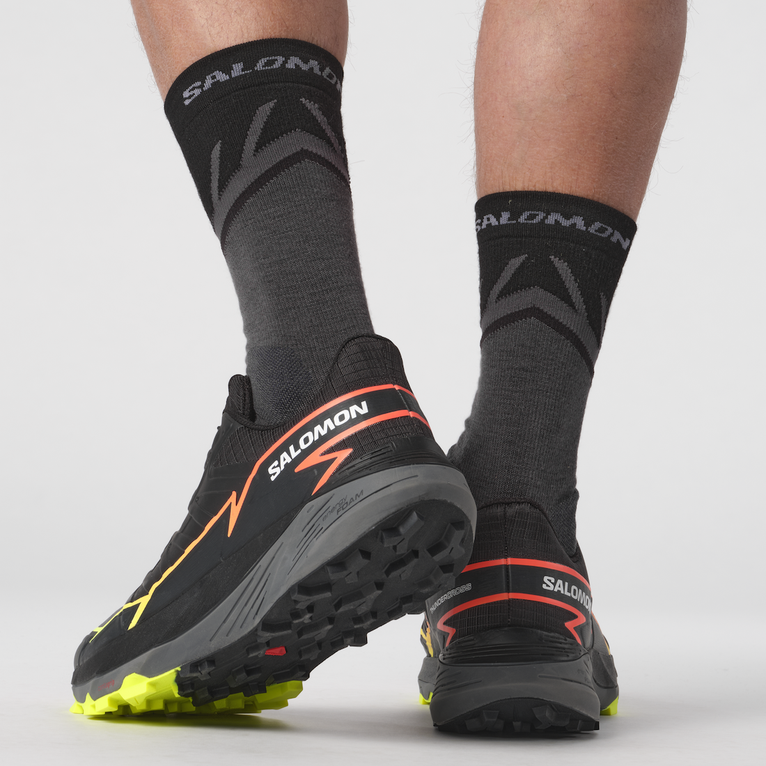Zapatillas de trail running SALOMON THUNDERCROSS - negro/naranja/amarillo