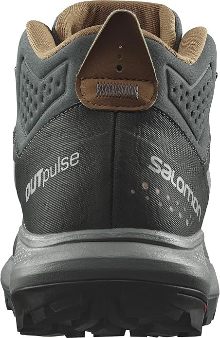 Chaussures de trail SALOMON OUTPULSE MID GTX - gris/vert foncé