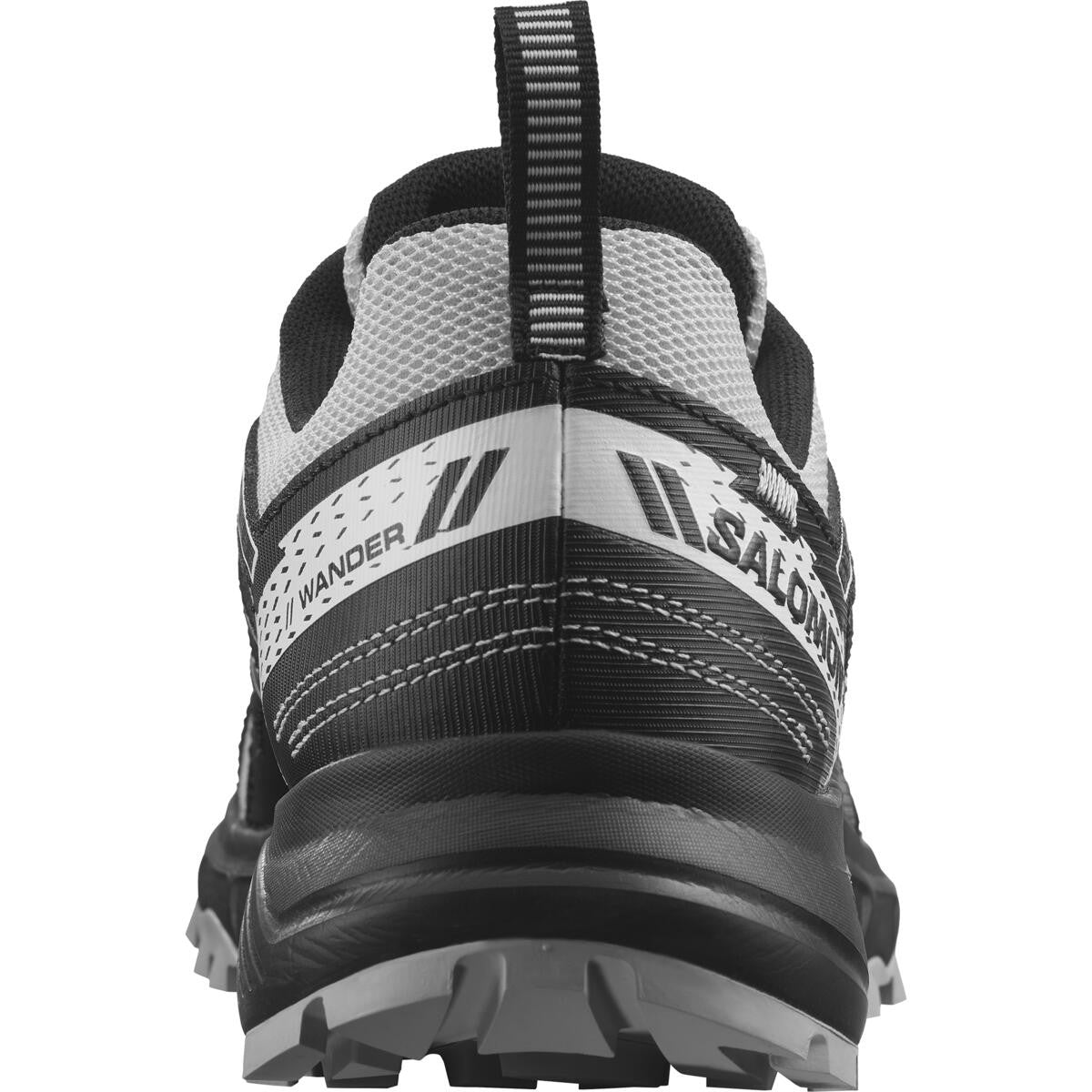 SALOMON WANDER Trailrunning-Schuhe - Grau/Weiß/Schwarz