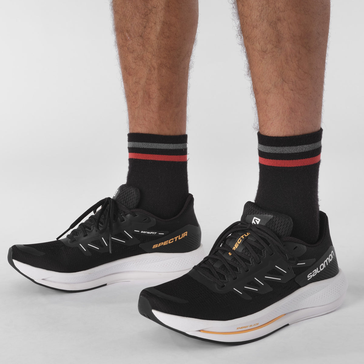 Scarpe da trail running SALOMON SPECTUR - nero/bianco/arancione