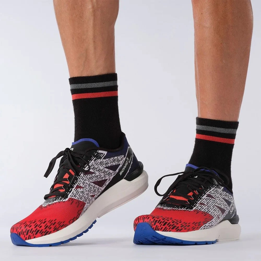 Scarpe da trail running SALOMON SONIC 5 BALANCE - rosso/blu/nero