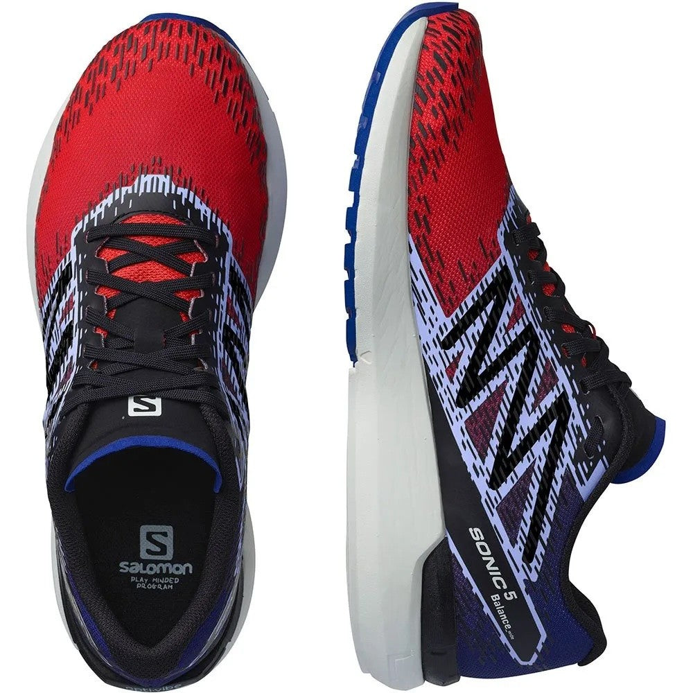 Scarpe da trail running SALOMON SONIC 5 BALANCE - rosso/blu/nero