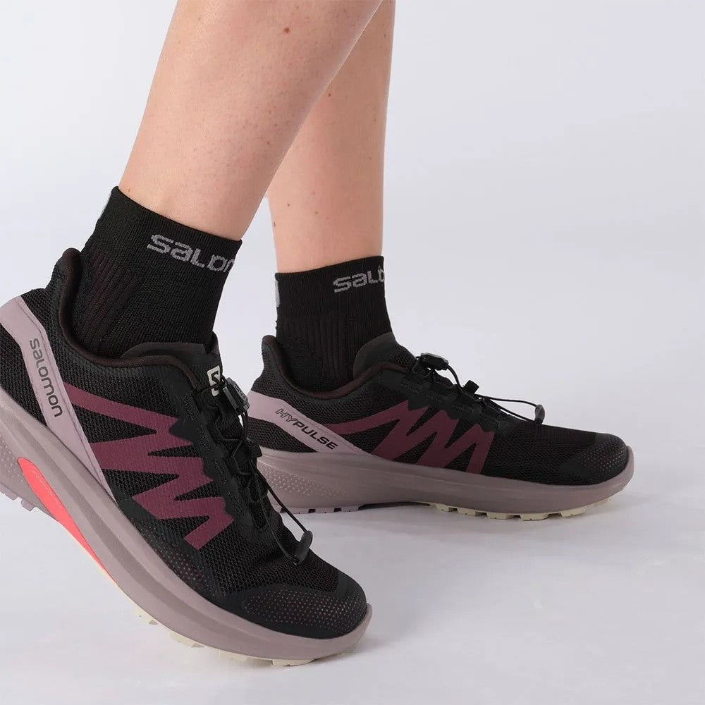 Zapatillas de running SALOMON HYPULSE W - violeta oscuro/rosa