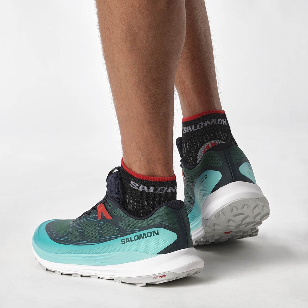 Buty do biegania terenowego SALOMON ULTRA GLIDE 2 – niebieskie/jasnoniebieskie/białe