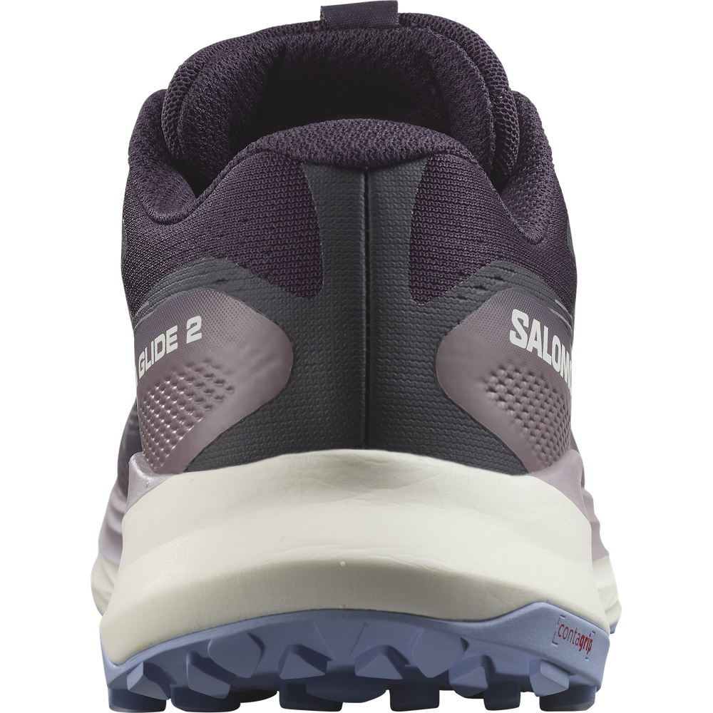 SALOMON ULTRA GLIDE 2 W trail running shoes - violet/light blue/white
