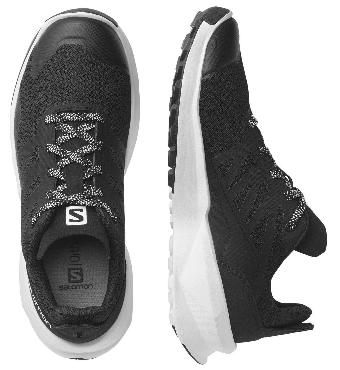 SALOMON PATROL J junior - kid's shoes - black/white - SALOMON - Evelostore