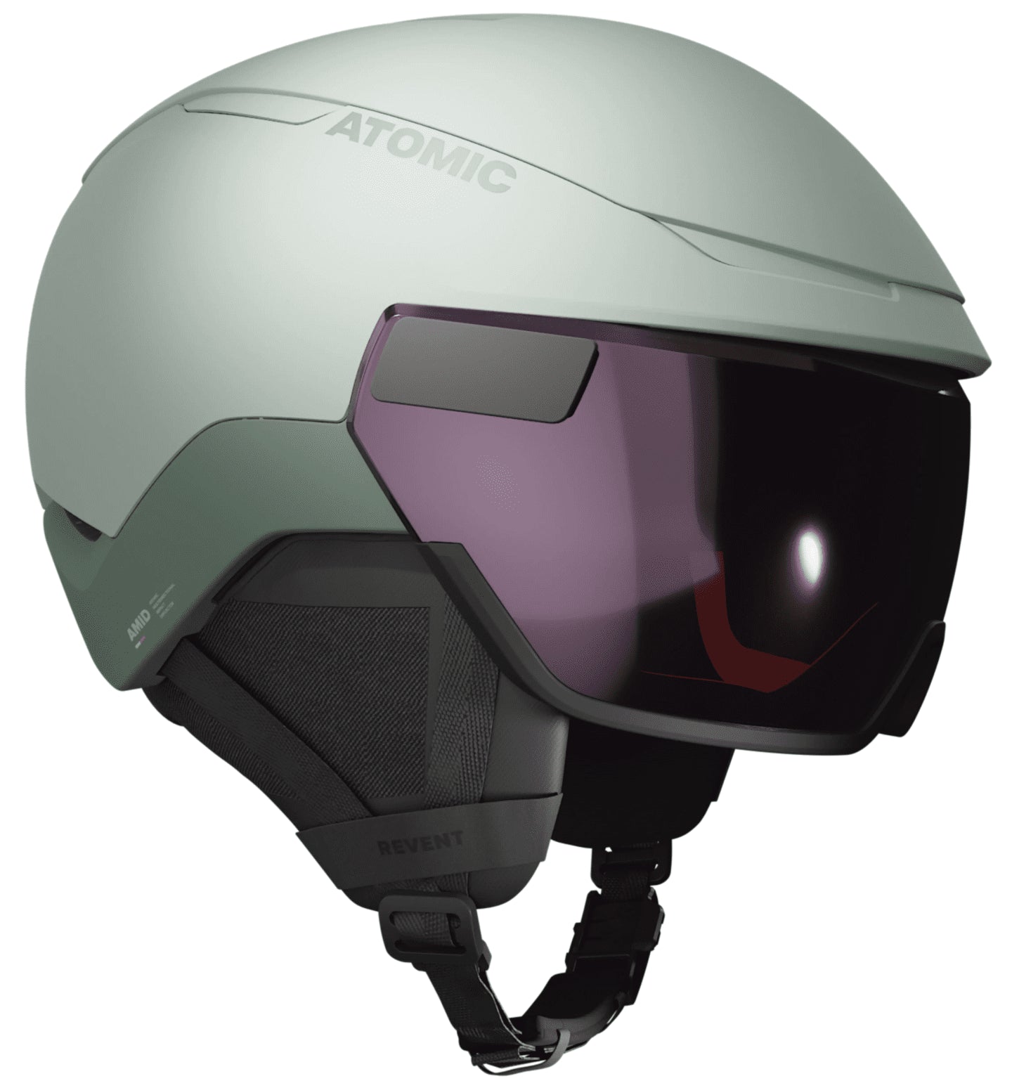 ATOMIC REVENT GT AMID VISOR HD helmet - light green - ATOMIC - Evelostore