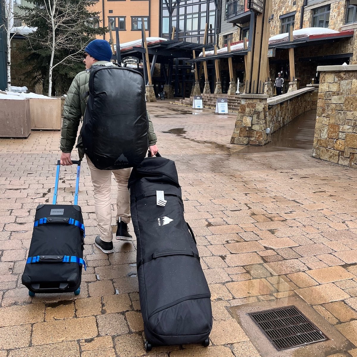 BURTON WHEELIE GIG BAG snowboard bag - true black - BURTON - Evelostore