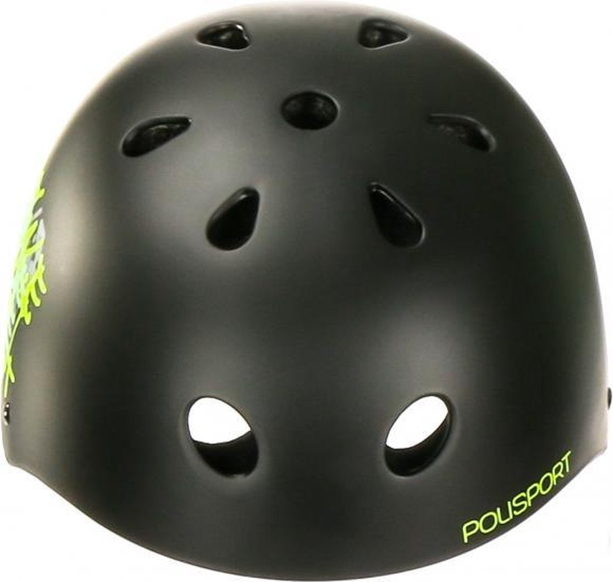 Casco POLISPORT Urban Radical Graffiti - nero/verde