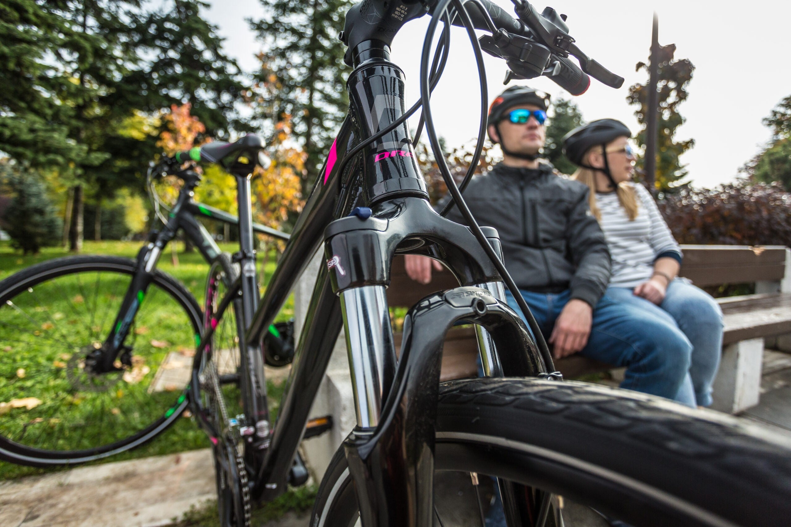 DRAG GRAND CANYON LADY 28" women's bicycle - black/pink - DRAG - Evelostore