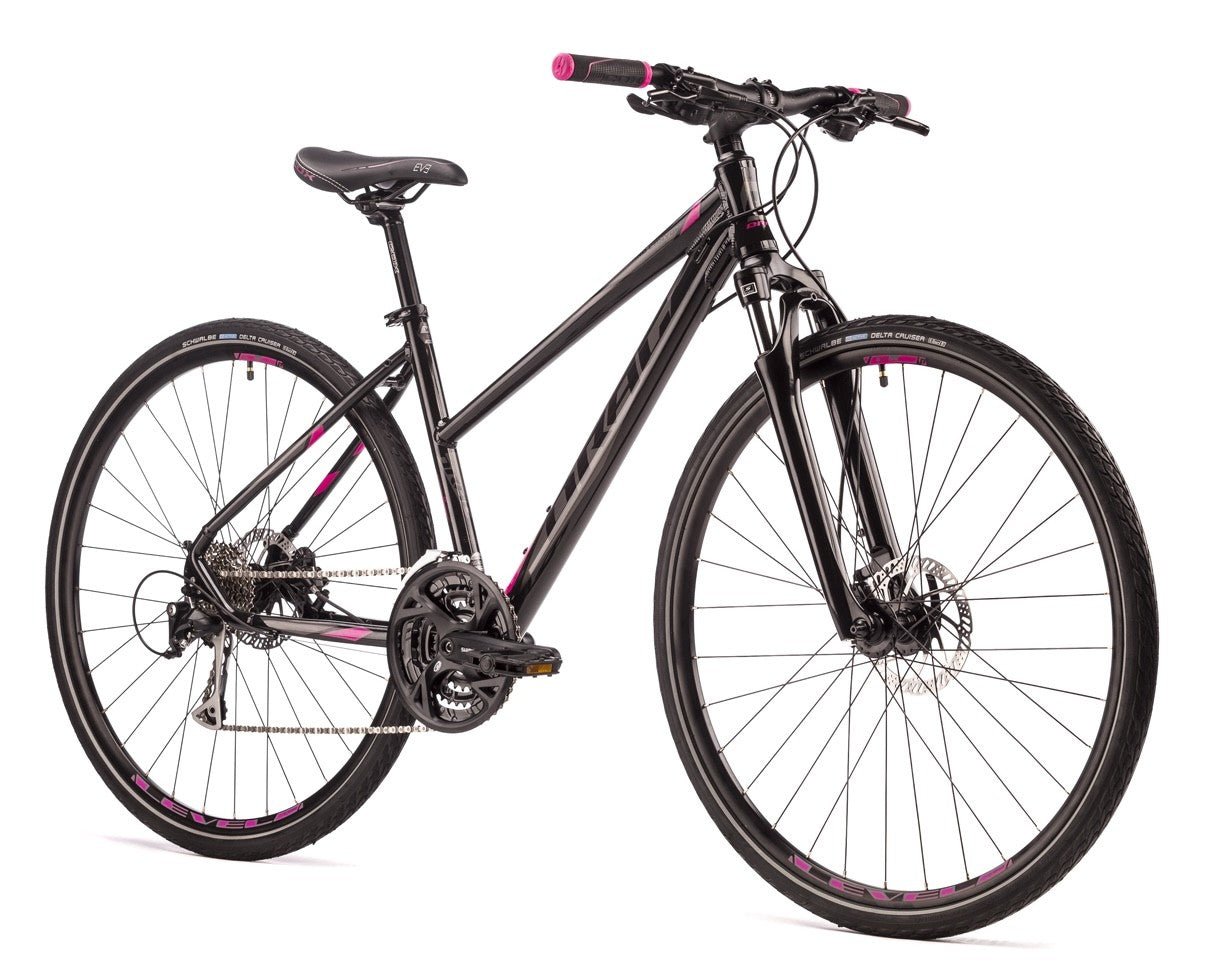 DRAG GRAND CANYON LADY 28" women's bicycle - black/pink - DRAG - Evelostore