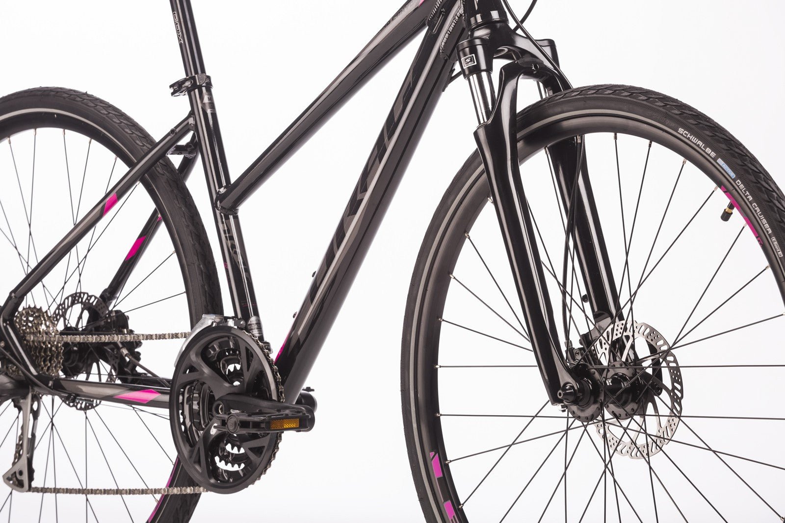 DRAG GRAND CANYON LADY 28" women's bicycle - black/pink - DRAG - Evelostore