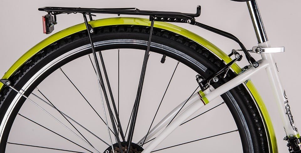 DRAG CAPRICE 28" women's bicycle - white/green - DRAG - Evelostore