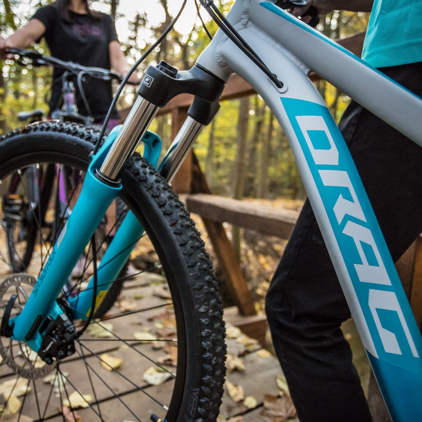 DRAG GRACE 5.0 29" women's bicycle - grey/blue - DRAG - Evelostore