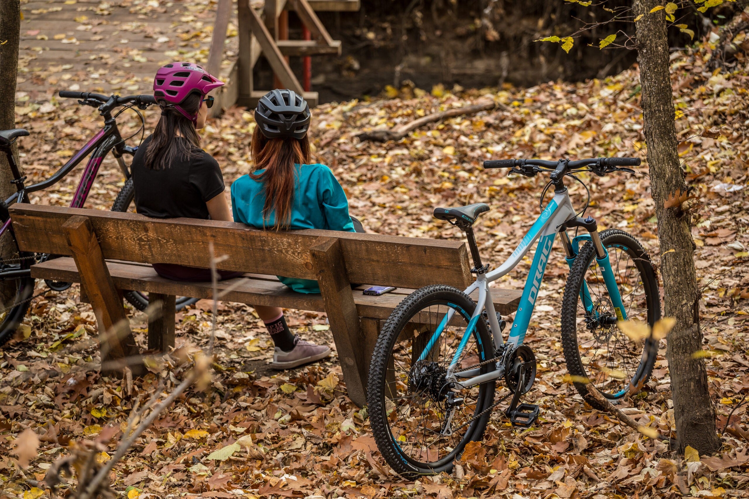 DRAG GRACE 5.0 29" women's bicycle - grey/blue - DRAG - Evelostore