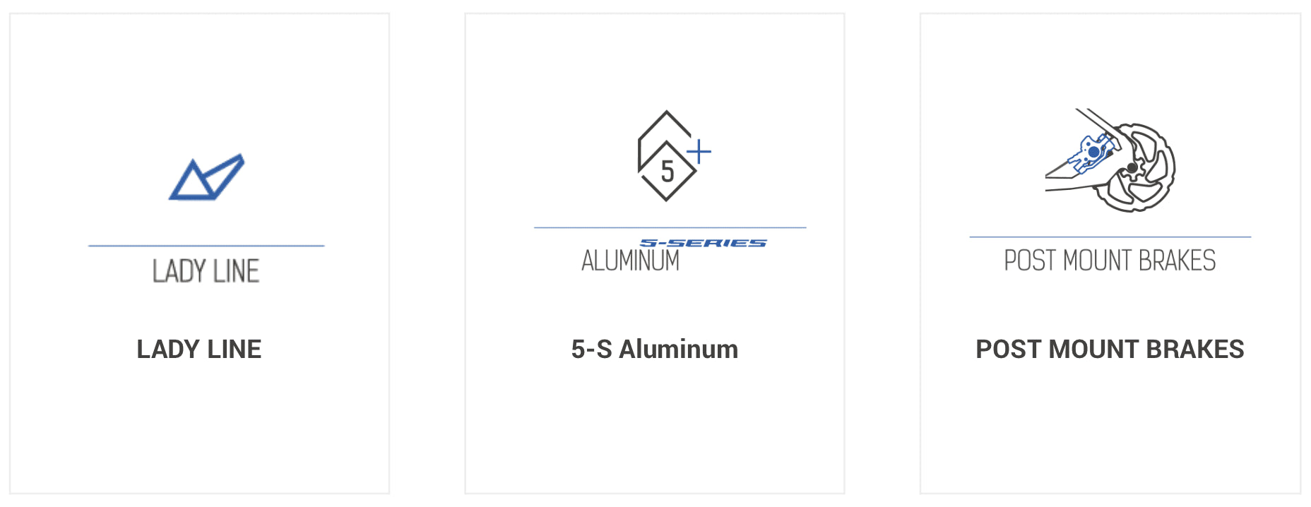 DRAG GRACE 5.0 29" women's bicycle - grey/blue - DRAG - Evelostore