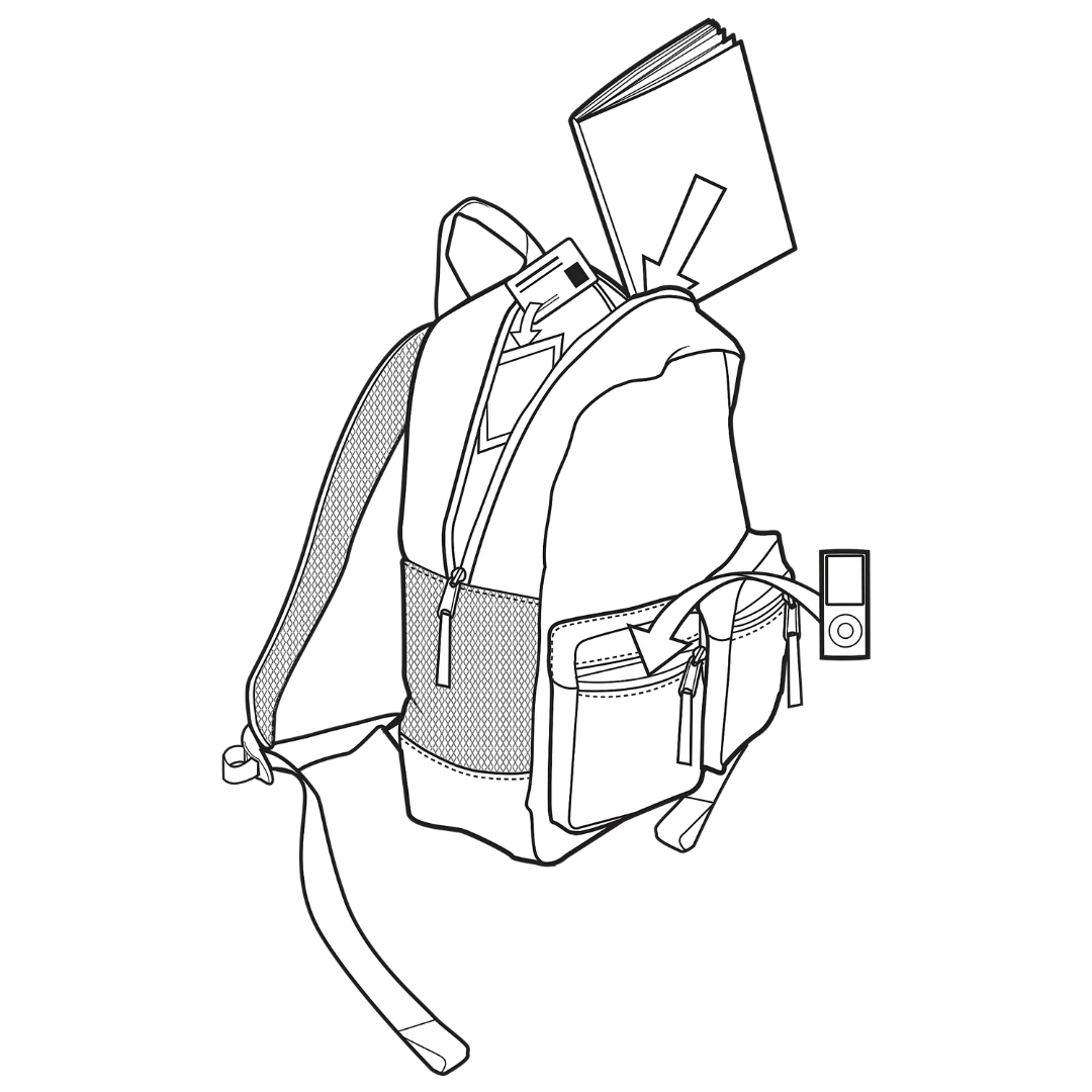 BURTON KIDS' GROMLET 15L seljakott - värvitriip
