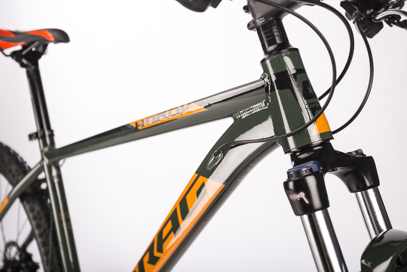 DRAG HARDY 9.0 29" maastikuratas – tumeroheline / oranž